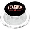 Squad Teach Era Varsity Educator Apple C Insegnante Varsity Jersey Educatore Scuola Retro Athletic Life PopSockets PopGrip per MagSafe