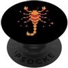 Zodiac Scorpio Season Birthday Holiday P Oroscopo Astrologia Zodiaco Scorpione Segno Regalo Uomini Donne Bambini PopSockets PopGrip Adesivo