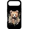 Wild Blossom Art Custodia per iPhone Air Adorabile Orso Cucciolo Floreale Acquerello Illustrazione