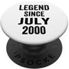 Vintage 2000 26th Birthday Gifts for Men 26 Decorazioni Compleanno Uomini 26 anni Luglio 2000 26° Compleanno PopSockets PopGrip Adesivo