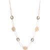 Dazylleco Collana lunga in oro bohémien da donna, collana lunga con perline, gioiello per costume regalo di compleanno per donne, 13 inches, Pietra, Nessuna pietra preziosa