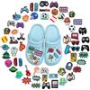 ZXTGBQ 60 Pcs Ciondoli per Scarpe, Ciondoli Decorativi per Scarpe, Ciondoli per Scarpe Decorativi Spille, Ciondoli Casuali per Scarpe, Decorazioni per Scarpe, per Bambini, Adulti, Ragazze, Donne