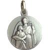 I G J Medaglia di San Raffaele Arcangelo In Argento Massiccio 925