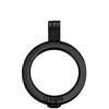 Quiges Donna Ciondolo a Moneta 25mm Acciaio Inox Nero per Collane e Monete