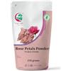 YOGI'S GIFT - Celebrating health Polvere di petali di rosa | 250 grammi | Prepara tè, frullati o latte macchiato | Miglior ingrediente per maschera facciale | Fragranza lenitiva | Ottimo tonico per pelli naturali | di Yogi's Gift®