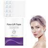 Rakiuty Cerotti Lifting Viso,Cerotti Antirughe for Doppio Mento,Adesivo per il Lifting Facciale,Cerotti per il Lifting Facciale Set,Face Lift Tape Invisible Lifting Adesivi Cerotti Viso