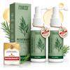 Tpubmity Olio per la Crescita dei Capelli,Olio di Rosmarino,Serum Diluito per il Cuoio Capelluto,Nutre il Secco Cuoio Capelluto,Stimola Ricrescita e Previene la Caduta Capelli,60ml,Verde,2Pezzi