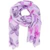 QUEEN HELENA Sciarpa Morbida Foulard Leggero Stola Fina a Fantasia Casual Elegante Donna SC025 (Viola)