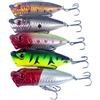 Generico Lifelike Hard Fishing Lure Crankbait Popper con Occhi 3D 6 Ambi Affilati Esca ABS per Pesca in Acqua Salata e Dolce