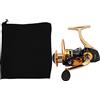 Arythia Mulinello Spinning 6000, 12+1BB 5.5:1 Rapporto di Recupero Mulinello da Pesca in Metallo, Attrezzatura Pesca Surfcasting Resistente per Mare e Acqua Dolce
