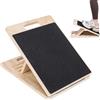 XEERUN Balance Board a Gamba Singola, Tavola Inclinata Professionale in Legno, Portable Wooden Slant Board, Tavola Inclinata Regolabile E Barella Polpaccio