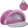 Tsawntd Tenda da Spiaggia Pop-up per 3-4 Persone, Ombrellone da Spiaggia Portatile e Pieghevole con Tenda con Cerniera, da Esterno con Installazione Istantanea Automatica, Style2