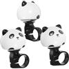 UPKOCH Campanello per Bici Panda per Ragazzo Ragazza, in Plastico, Facile da Installare, 3 Pezzi, per Bici e Balance Bike, per Aree Trafficate