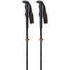 Komperdell Bastone Pieghevole Unisex per Adulti Carbon FXP.4 Exp. Vario Nero, 105-125 cm