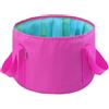 FOYTOKI Catino Pieghevole 15l Oxford 600d Resistente Cuciture Rinforzate, Contenitore Acqua Portatile a Forma di Pentola per Campeggio e Emergenza Colore Casuale