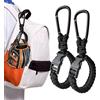 Generisch Porta guanti da baseball, portatile di stoccaggio della corda, set di 2 moschettoni con gancio sicuro, set di sportivi, organizer per guanti per allenamento sul