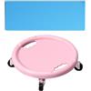 Generico Ruota 'esercizio addominale Ruota, Caster AB Roller | Attrezzatura per il fitness AB con ginocchio | a rotola di fitness rotante a 360 gradi per l'allenamento a resistenza al nucleo