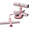 BEAZOOM Sit Up Assist - Dispositivo di assistenza stabile a pavimento con struttura a 6 tubi e ventose antiscivolo in PVC per allenamenti intensi addominali (rosa)