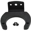ComfyHarbor Supporto verticale da parete per mazze da baseball, rivestito in gomma, per baseball e softball fino a 12,9 cm, per installare espositori per ufficio e palestra, nero