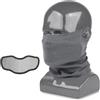 Generic Maschera Softair a Rete Passamontagna con Protezione Acciaio, Mezzo Viso Visiera Traspirante for Paintball Ciclismo(Gray)