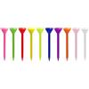 WWYYZAYC 30 Pezzi di Magliette da Golf Tazza di plastica Lunga 80 mm Accessori for Allenamento Portatili miscelazione di Colori Casuale(Type A Random Color)