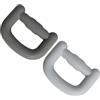 Yardwe 2 Pezzi Pinza per Allenamento Mani in Silicone a Forma, Rinforza Polsi e Avambracci, per Palestra e Ufficio, Migliora Forza e Allevia Dolore