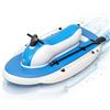 Aredwhiterui Jet Ski Gonfiabile Portatile 500W, Mini Jet Boat 3-in-1 per Adulti, Adolescenti e Famiglie, Maniglia Sterzo, Kit Paddle e Immersione per Laghi, Piscine e Mare Powered
