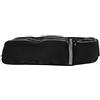 YUKOFE Marsupio sportivo Marsupio da corsa multifunzionale di grande capacità traspirante rete posteriore rimbalzo morbido nylon poliestere nero grigio 35 x 10 cm, Grigio, One Size, Casual