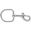 Gucagle Gancio a testa singola in acciaio inossidabile 316 Anello a D Chiusura a moschettone Gancio per cordino Accessorio per immersione premium per immersioni subacquee Snorkeling Sport