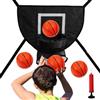 Générique Trampolino basket Hoop - PVC Pearl Cotton 49 x 36 cm | Reusable Ball Hoop for Trampolino | Adjustable Outdoor Rebounder Frame Soft Safe Training for Kids Playground Family Fun Fitness