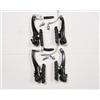 ARTEK Set Freni NT 210 DG Neri Bici MTB V-Brake Alluminio Anteriore e Posteriore