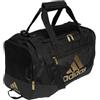 adidas Borsone unisex per adulti, Defender 4, piccolo, nero/oro metallizzato, piccolo (38 L), Defender 4 Small Duffel Bag