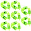 COLLBATH Lampade LED da Pesca Notturna Batteria a Bottone 25 Pezzi in ABS Impermeabili Allarme Morso Multi-funzione per Attività di Pesca All'aperto