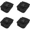 Vjsujehgy 4X Tascabile per Contrappeso con Rivestimento per Immersioni Subacquee con Fibbie Un Sgancio Rapido per Zavorra per Immersioni