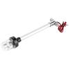 Kuuleyn Luce di Segnalazione a Vela, DC12V-24V/5W Luce di Poppa per Barca Regolabile Bianca Luce di Ancoraggio a Tutto Tondo Lampada di Poppa di Ancoraggio IP66 Bianca(12 Inches)