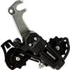 Shimano Deragliatore posteriore Tourney/TY Tourney TY200, 6/7 velocità, con staffa, Nero, Gabbia media GS