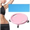 Generico Roller Ab Caster, Roller AB | Attrezzatura di allenamento principale con tappetino | Ruota a rotola di fitness rotante a 360 gradi per l'allenamento della resistenza al nucleo