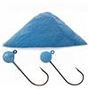 Generic Polvere di rivestimento in plastica Stardust per pesi da pesca Colore: blu mare - 100g