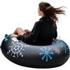 Generic Slitta Da Neve | Pneumatico da Slittino in PVC a Doppia Maniglia | 90 Centimetri Slittino Gonfiabile Resistente,Per Natale Fiume Ghiacciato Lago Sci Inverno Donne Uomini Ragazzi E