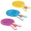 Carousel Home Set di mazze da spiaggia in legno, con 2 pipistrelli e palla in legno, colori assortiti, set da gioco estivo all'aperto