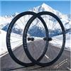 QHYRZE 700C Set Di Ruote For Bici Da Corsa 36T Ratchet Freno A Disco HG Mozzo 9 * 100/10 * 135mm Center Lock Cerchio QR Ruota For Bicicletta A 8-12 V