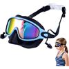 Generic Maschera da nuoto per bambini, con protezione naso e tappi per orecchie anti-appannamento, maschera per 3-14 anni, piscina, spiaggia, snorkeling, immersioni, sport acquatici, vacanze estive, attività