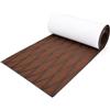 MIFHJNNRR Pavimento in schiuma per pavimenti per barche, 240 x 39,9 cm, antiscivolo, autoadesivo, per barche a motore, kayak, gommoni, barche da pesca, ecc. (marrone)