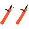 Vjsujehgy 2X Immersioni Subacquee Mini Diving SMB Ciondolo Gonfiabile di Sicurezza Salsiccia Segnale Tubo Boa di Superficie per Gli Appassionati di Immersioni Arancione