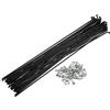 QUARKZMAN 40 Pezzi Raggi per Bicicletta A J 14G, Nero 218 Mm