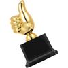 jojofuny Coppa a Forma di Pollice in Plastica Oro, Premio Versatile di Calcio e Qualsiasi Occasione, Facile da Esporre Come Coppa Decorativa