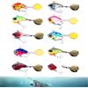 BYZESTY 10 PCS Esche Artificiali Spinning Artificiali Esche Artificiali, Esche Da Spinning, Esche Artificiali Spinning Mare Piombi da Pesca Artificiali Spinning