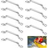 Rairsky 10 Pezzi Cinghie a Occhiello in Acciaio Inox,Occhiello da Soffitto