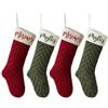 Rainsar Calza Befana Personalizzata con Nome Stitch, Calze Natalizie de Appendere per Camino/Albero/Scale, Calze Befana Vuote 46 cm, Set Famiglia 1