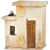 PERAGA De Sisinno Casa per presepe Orientale/Arabo, Linea Prêt-à-Porter, per statuine da 10 cm - Dim. H16x16x4 cm